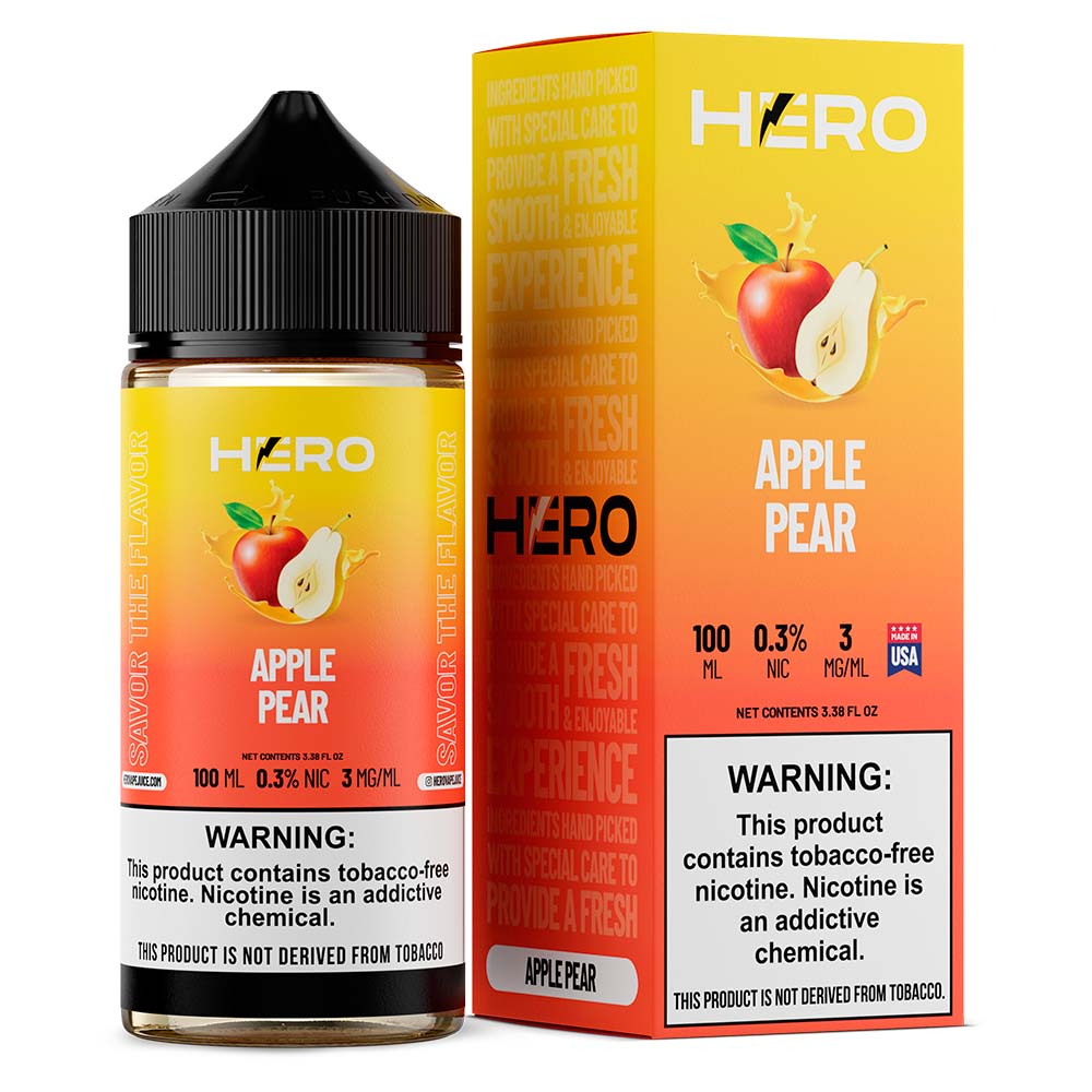 E-liquid Hero Apple Pear 100ml 3mg