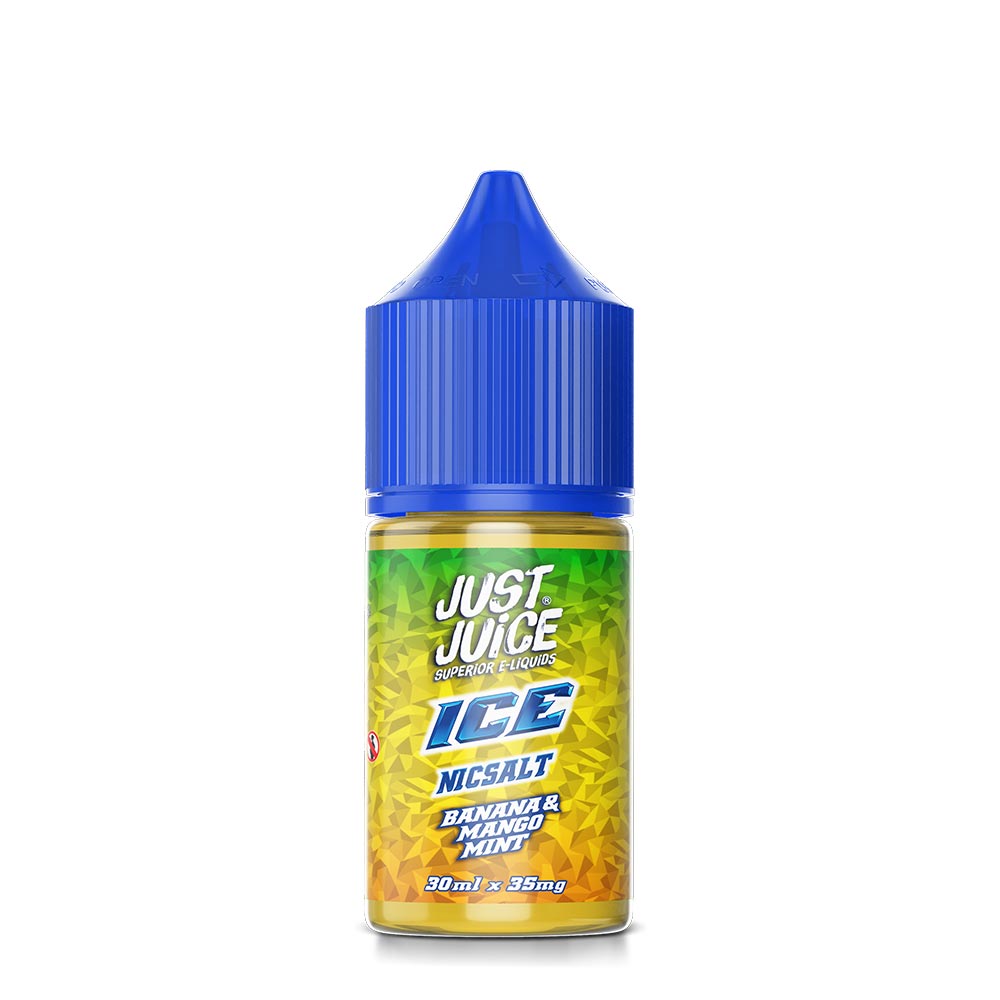 E-liquid Just Juice Ice Banana & Mango Mint 30ml 35mg e 50mg