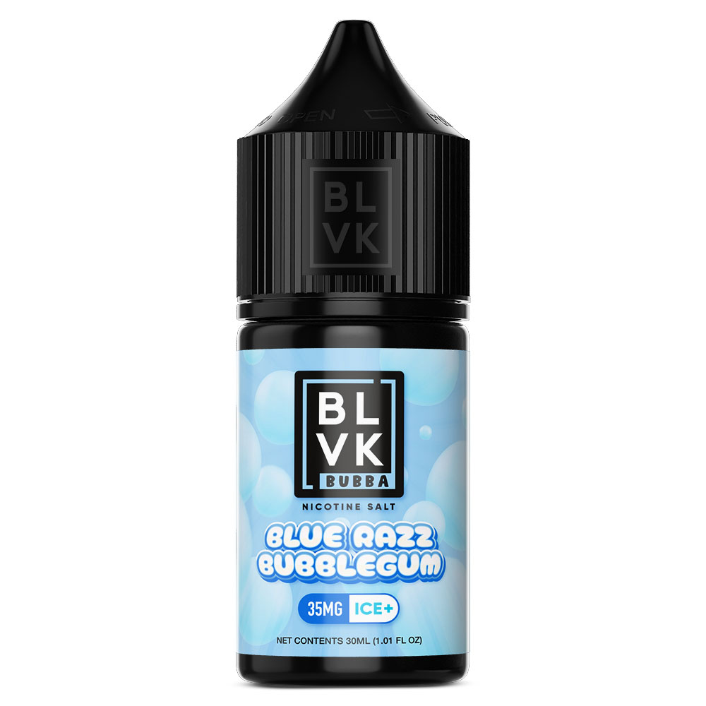E-liquid BLVK Bubba Blue Razz Bubblegum 30ml 35mg