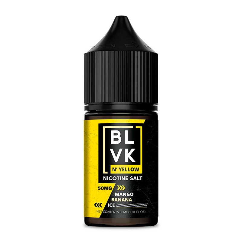 E-liquid BLVK N’ Yellow Mango Banana Ice 30ml 50mg