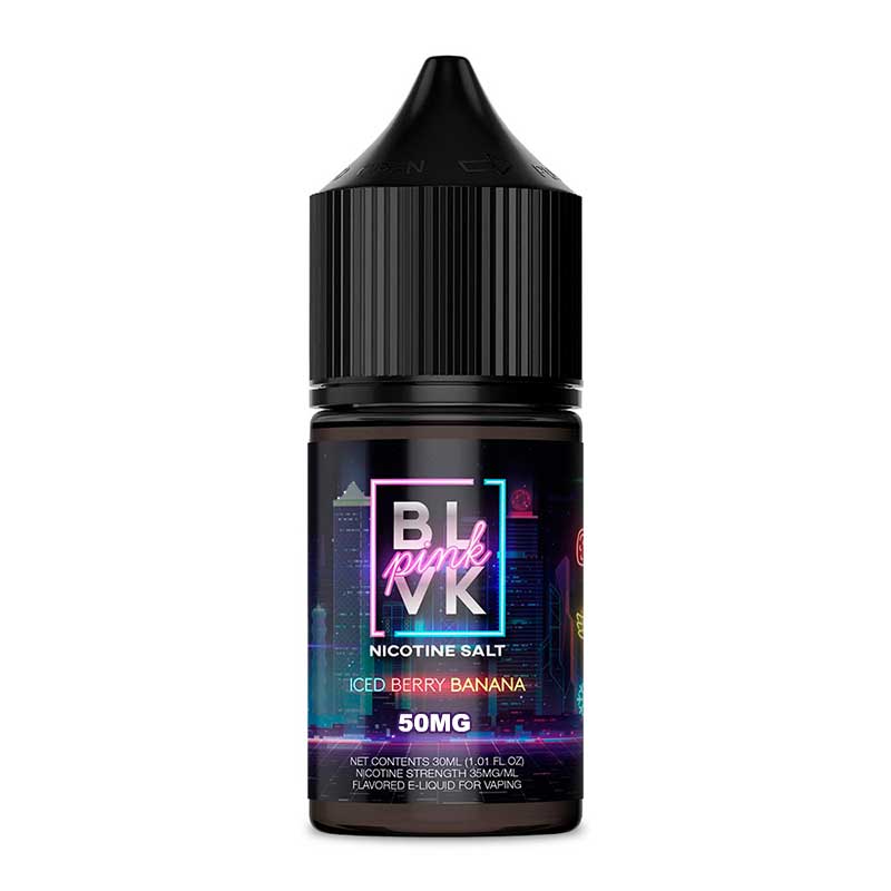 E-liquid BLVK Pink Iced Berry Banana 30ml 50mg