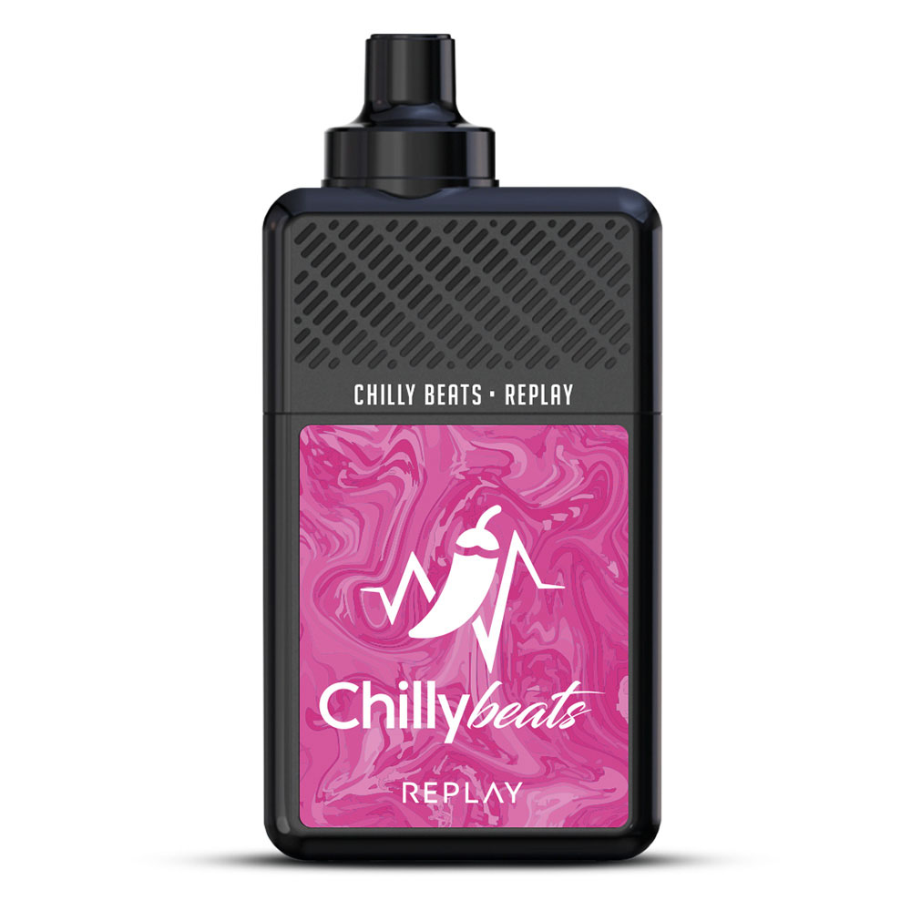 Pod Descartável Chilly Beats Replay 20k puffs – Berries Watermelon Ice + Double Apple Ice