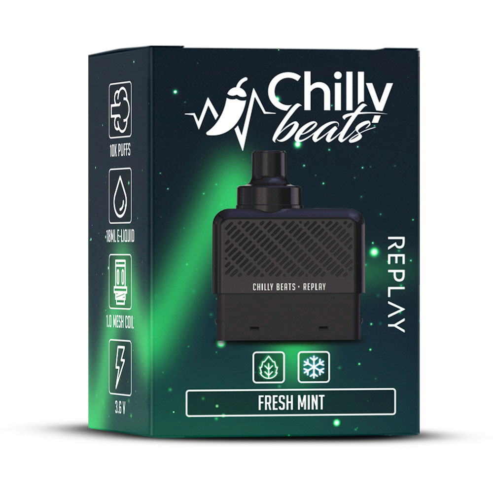 Chilly Beats Replay Refill 10K puffs Fresh Mint