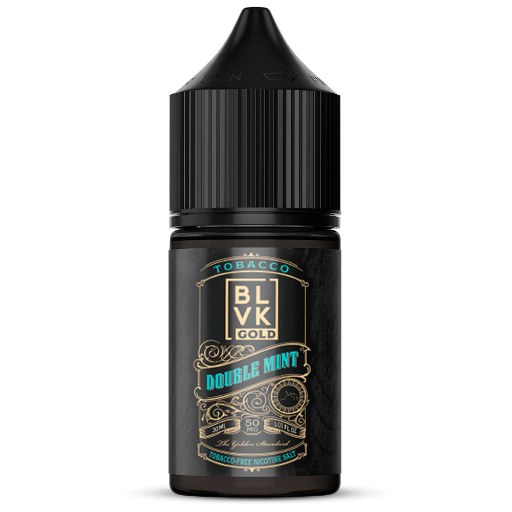 E-liquid BLVK Gold Tobacco Double Mint 30ml 50mg