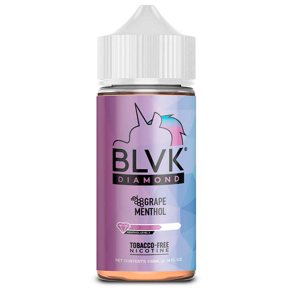 E-liquid BLVK Diamond Grape Menthol 100ml 3mg