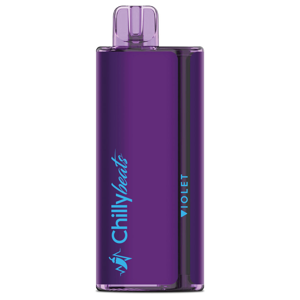 Pod Descartável Chilly Beats Violet 9900 puffs Grape Cotton Candy Ice