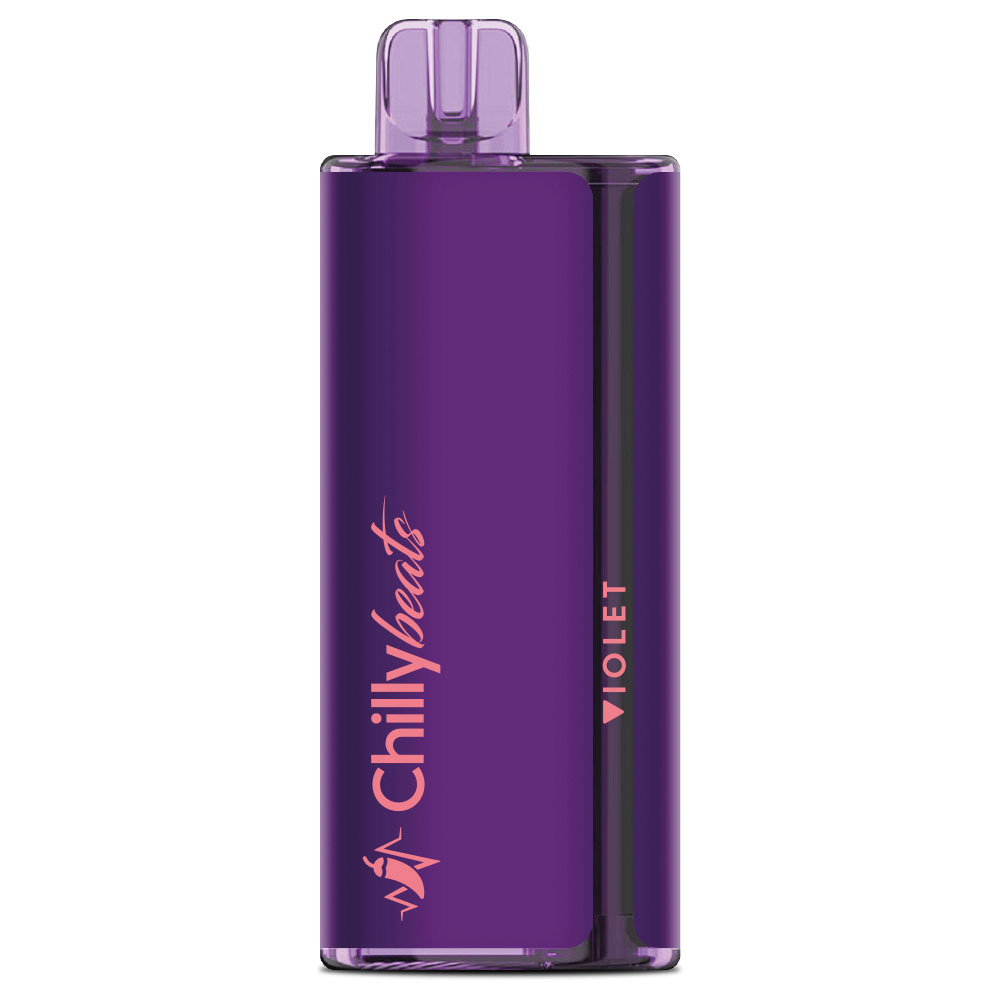 Pod Descartável Chilly Beats Violet 9900 puffs Grape Strawberry Ice