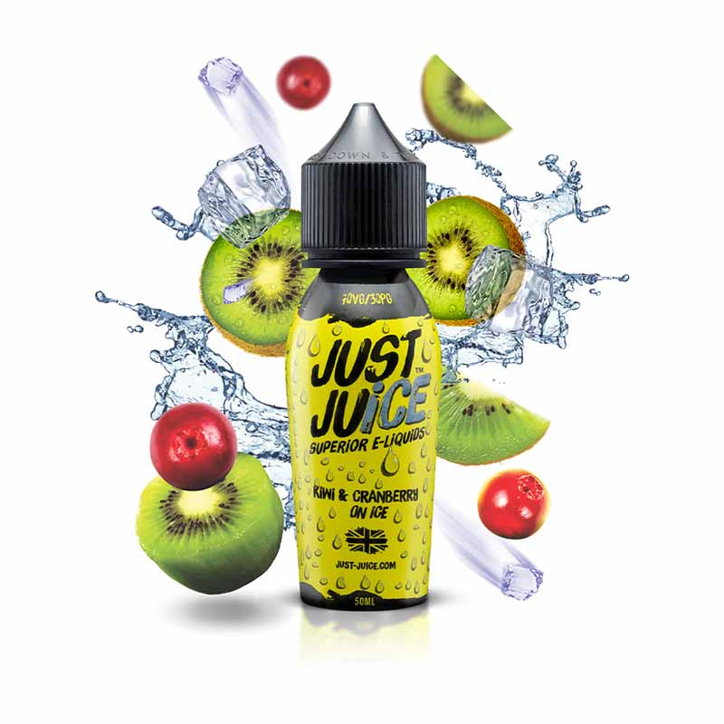 E-liquid Just Juice Kiwi & Cranberry on Ice 60ml 3mg - Image 2