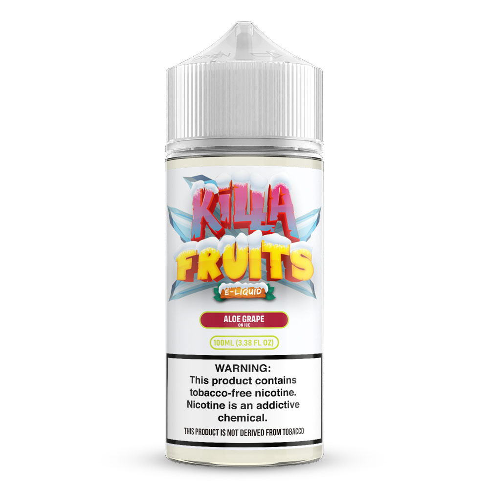 E-liquid Killa Fruits Aloe Grape On Ice 100ml 3mg