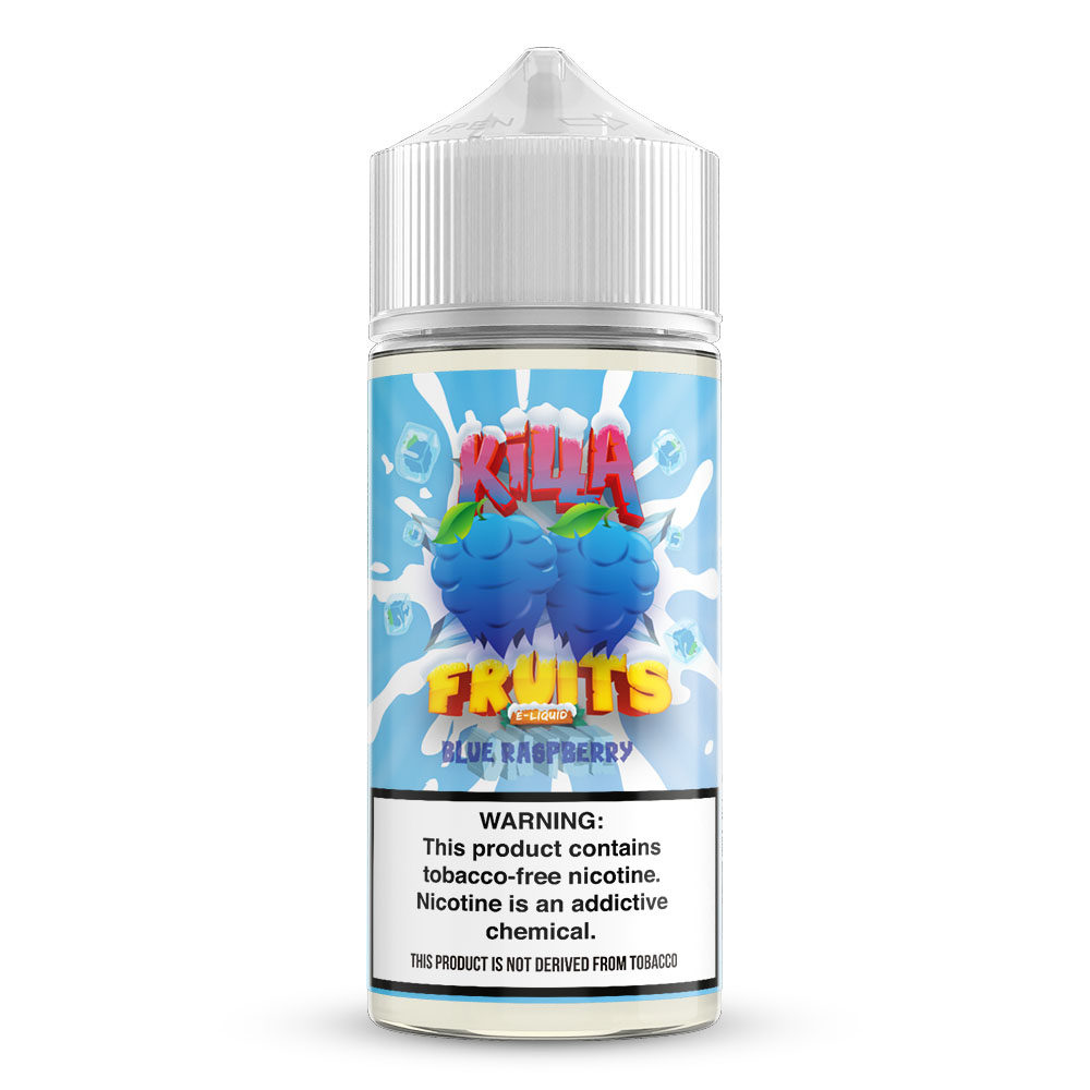 E-liquid Killa Fruits Blue Raspberry On Ice 100ml 3mg