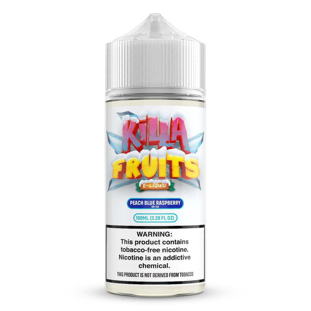 E-liquid Killa Fruits Peach Blue Raspberry On Ice 100ml 3mg