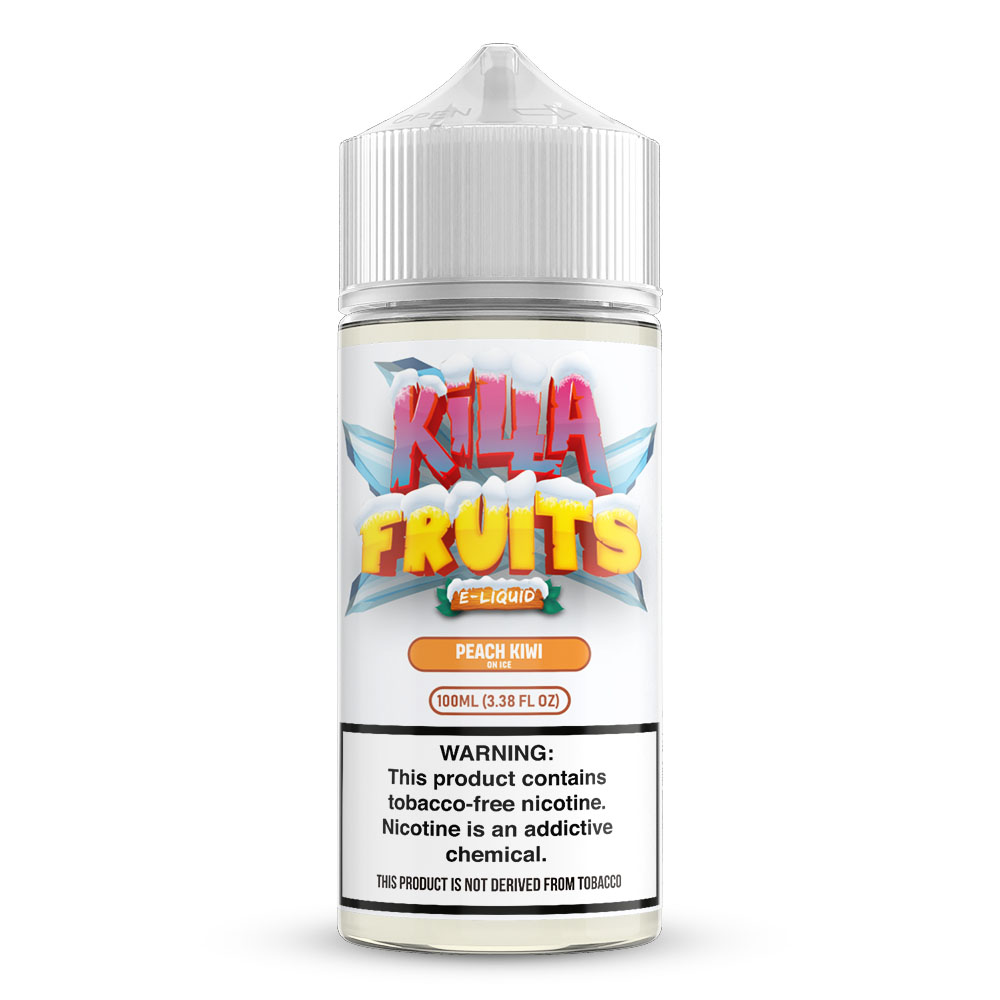 E-liquid Killa Fruits Peach Kiwi On Ice 100ml 3mg