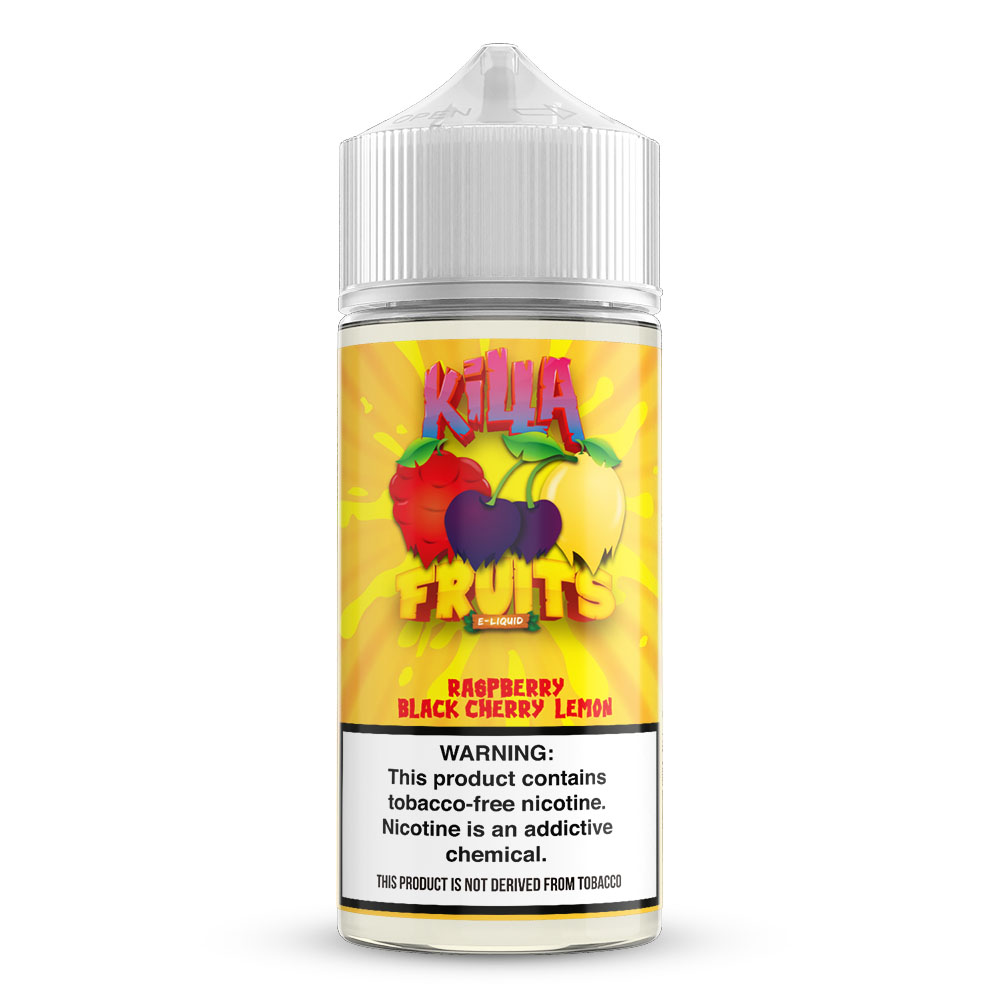 E-liquid Killa Fruits Raspberry Black Cherry Lemon 100ml 3mg