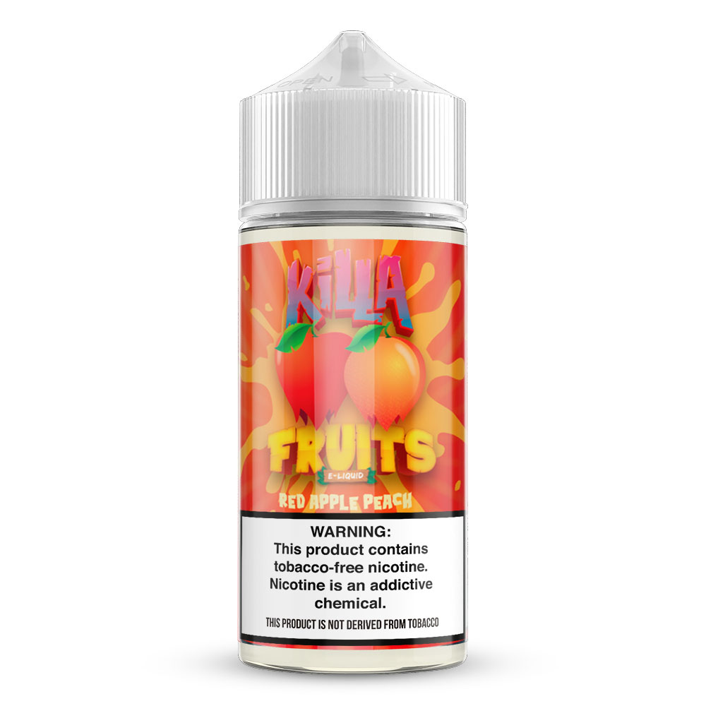 E-liquid Killa Fruits Red Apple Peach 100ml 3mg