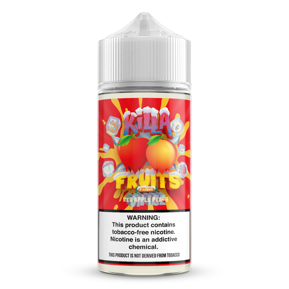 E-liquid Killa Fruits Red Apple Peach On Ice 100ml 3mg