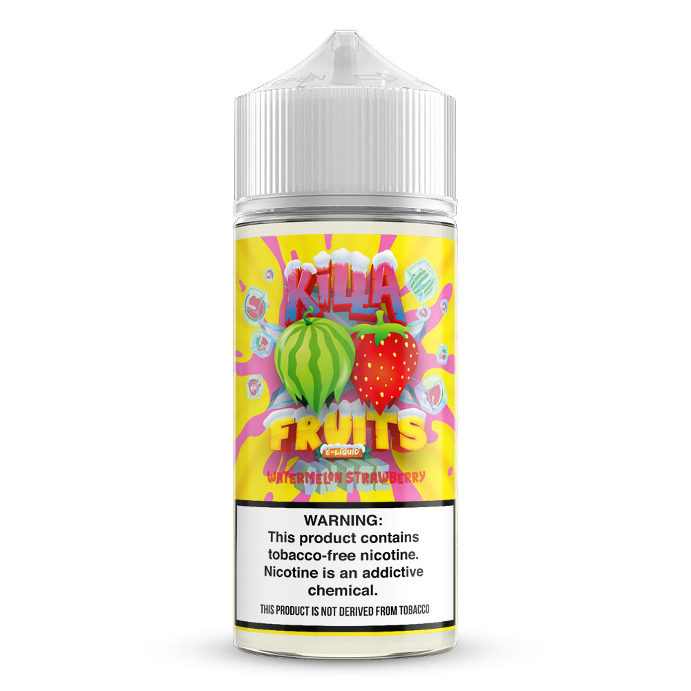 E-liquid Killa Fruits Watermelon Strawberry On Ice 100ml 3mg