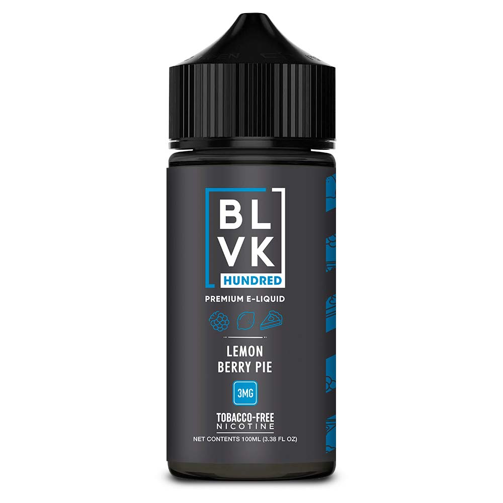 E-liquid BLVK Hundred Lemon Berry Pie 100ml 3mg