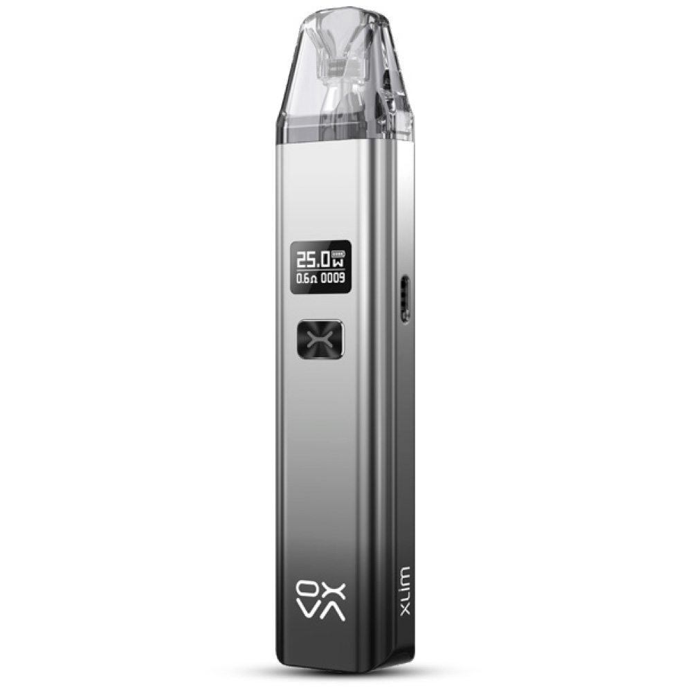 Pod Mod Oxva Xlim Pod Shiny Silver Black - Image 2