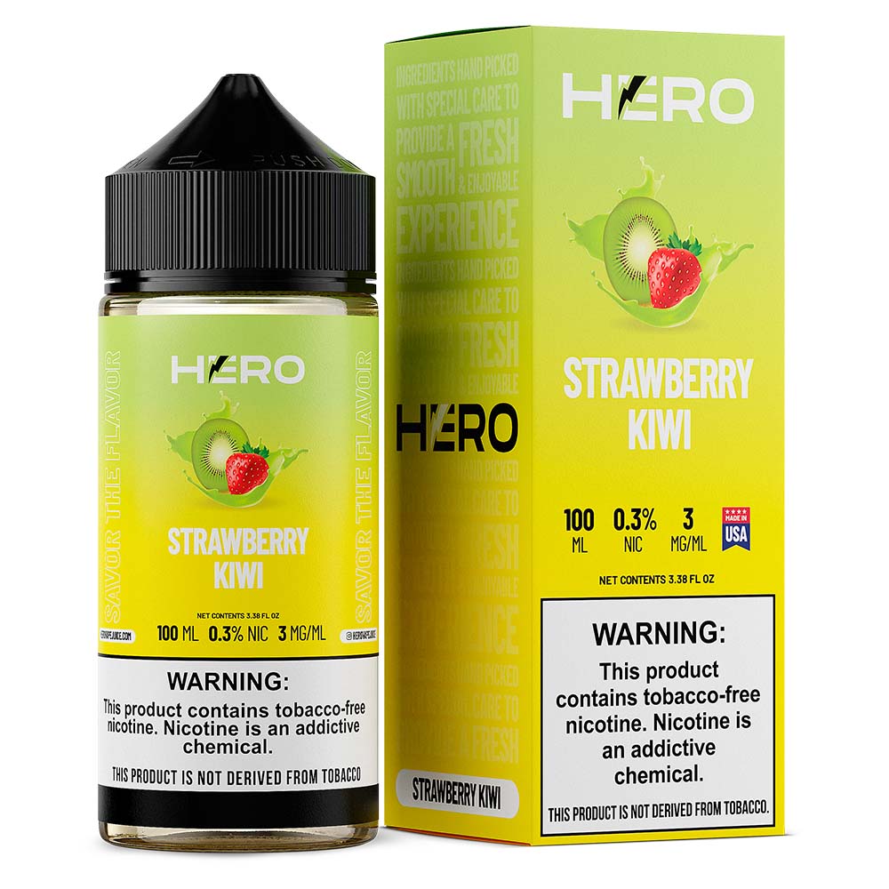 E-liquid Hero Strawberry Kiwi 100ml 3mg