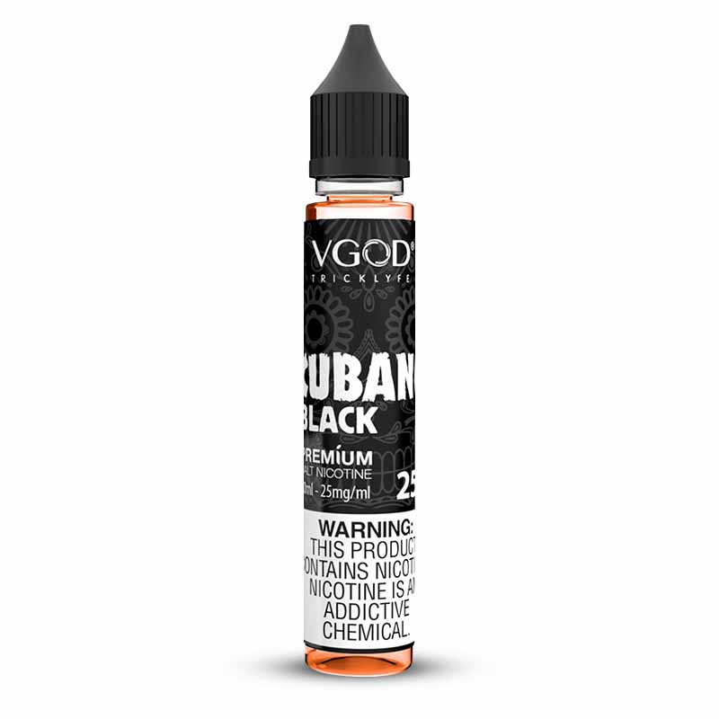 E-liquid Vgod Cubano Black 30ml 25mg