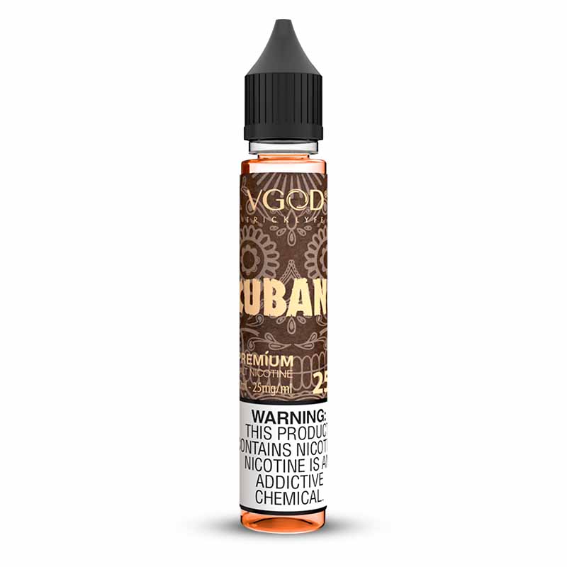 E-liquid Vgod Cubano 30ml 25mg