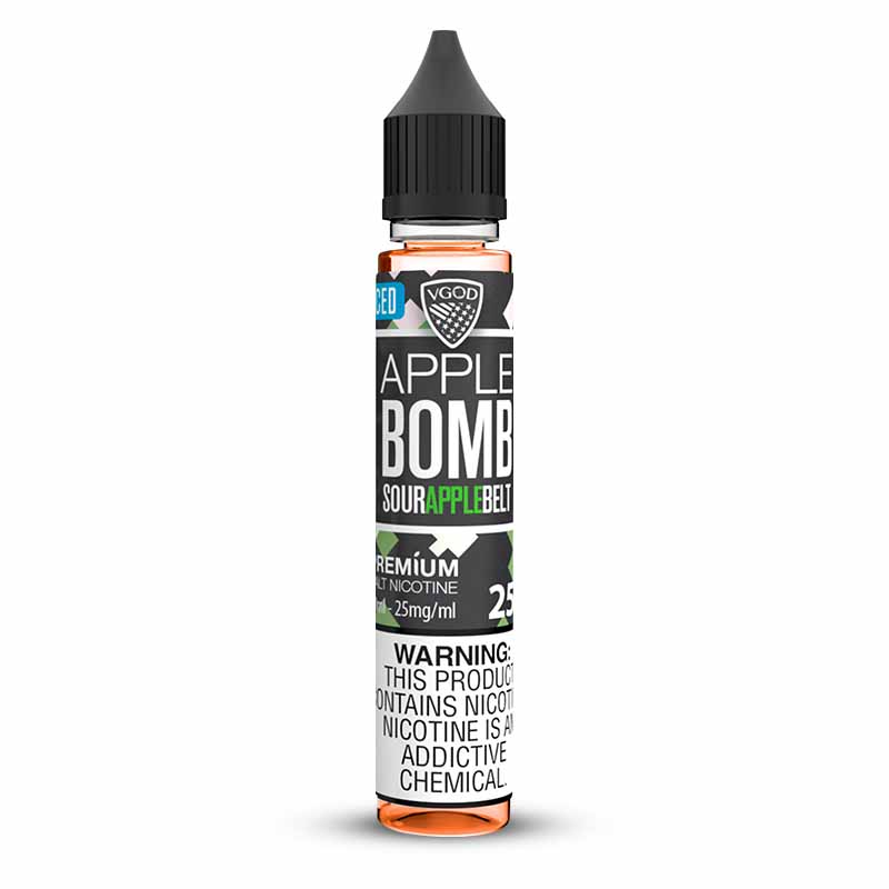 E-liquid Vgod Iced Apple Bomb 30ml 25mg
