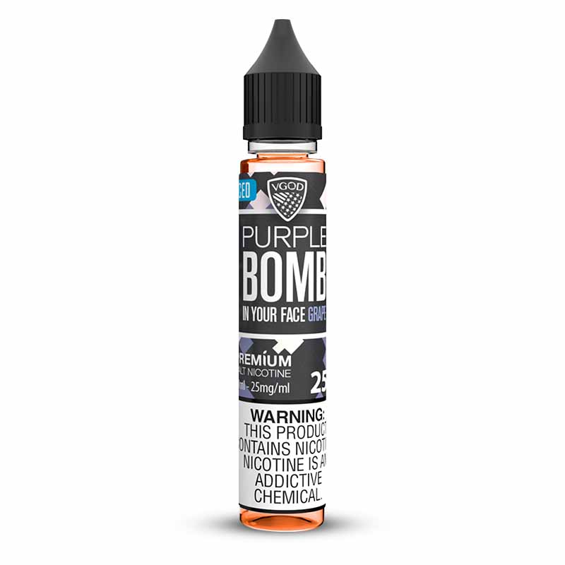 E-liquid Vgod Iced Purple Bomb 30ml 25mg