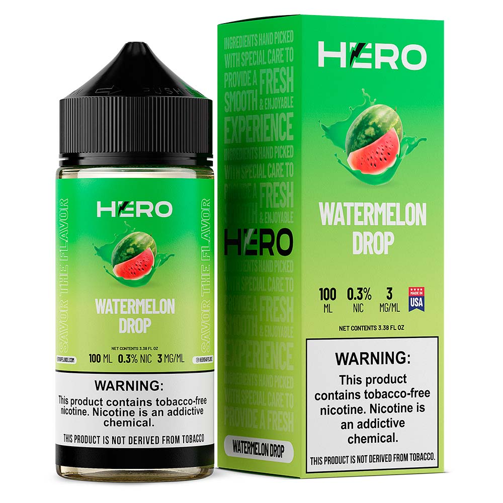 E-liquid Hero Watermelon Drop 100ml 3mg