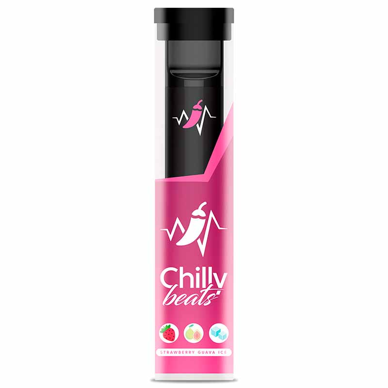 Pod Descartável Chilly Beats C6 600 puffs – Strawberry Guava Ice